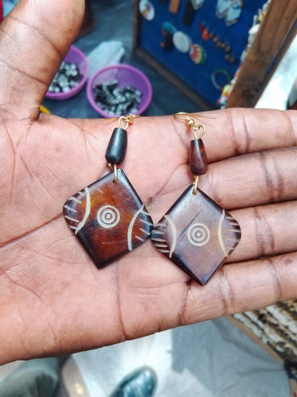Woody Brown Earrings